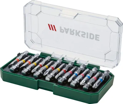 Produktbild von PARKSIDE® Bit-Set / Steckschlüssel-Set, in praktischer Aufbewahrungsbox (Bit-Set 15 tlg.)