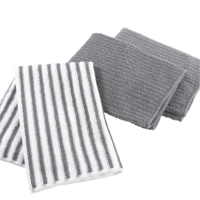 Immagine prodotto di Asciugamani, grigio, 40 x 40 cm, set da 3