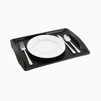 Produktbild von Olympia Kristallon Fast-Food-Tablett | schwarz | 42 x 30,5cm | 10 Tabletts