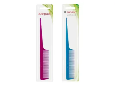 Obrázek produktu pro ZANSOT Kadeřnický hřeben 20 cm červený + modrý