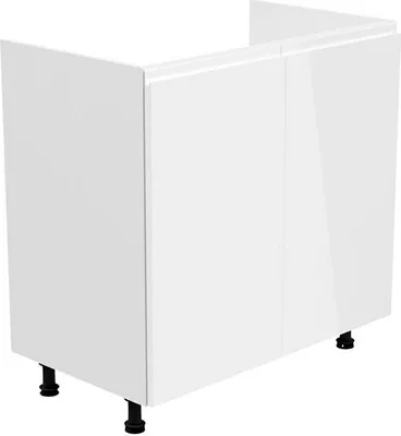 Produktbild von Kondela Waschbecken Küchenschrank Aurora D80Z - Weiss weiss scheinen
