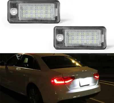 LED Kennzeichenbeleuchtung Für Audi A4 B9 - Recambo, Plug & Play, Can-bus