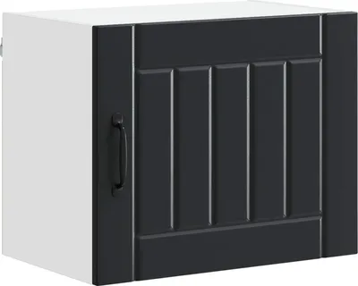Obrázok produktu pre vidaXL Nástenná skriňa LUCCA Čierna 50 x 31 x 40 cm Drevotrieska