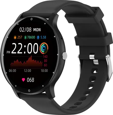 Produktbild von ZL02CPRO Smartwatch, Sportarmband, 1,28-Zoll-TFT-Bildschirm, Fitness-Tracker, 100+ Sportmodi, Schwarz