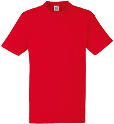 Produktbild von Fruit of the Loom - Heavy Baumwolle T - Red - XL
