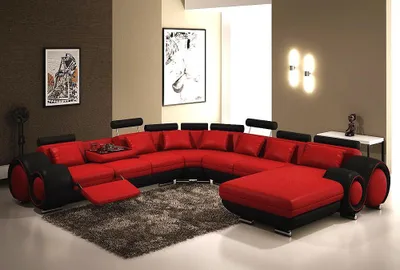 Image de Ledersofa Couch Polster Sitz Garnitur Couchen Wohnlandschaft BIG XXL Couchen