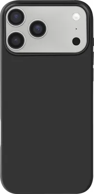 Image de Mayaxess, coque iPhone 17 Pro Max silicone souple, antichoc, noir