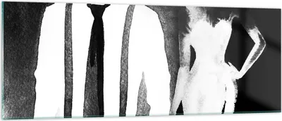 Produktbild von Bilder auf glas - Frau Mann - 140x50cm - Glasbilder - Wandbilder - Bilder - Kunstdruck - zum Aufhängen bereit - Wanddekoration aus Glas - Glas Bilder - Wandbild auf Glas - Einteilig - GAB140x50-3748