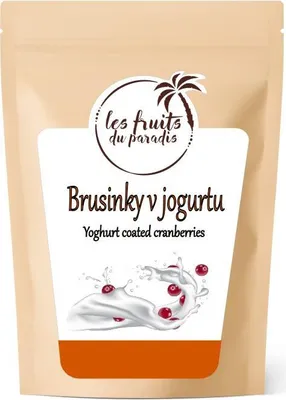 Obrázek produktu pro Brusinky v jogurtu 200 g LES FRUITS DU PARADIS