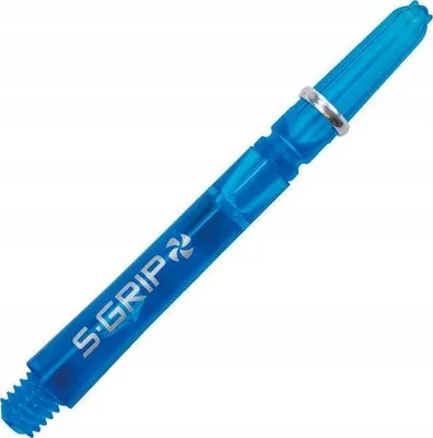 Produktbild von Harrows Supergrip Spin Schäfte Blau Kurz