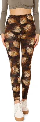 Produktbild von Merry Style Mädchen Jugend Lange Leggings MS10-408(Gepard,158)