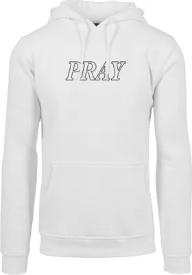 Produktbild von Mister Tee Pray Hands Kapuzenpullover Weiß L Mann Weiß L
