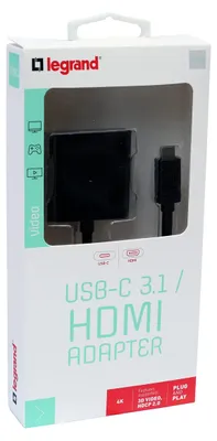 Immagine prodotto di Adattatore Legrand 090985, da USB 3.1 di tipo C a HDMI