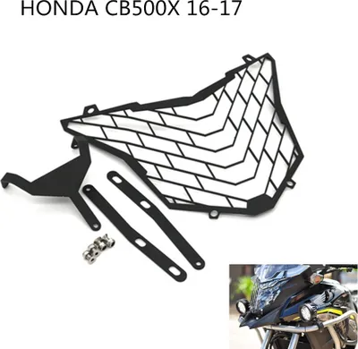 Produktbild von Für HONDA CB500X 2016-2017 Scheinwerferschutzabdeckung Grillschutz Motorrad Zubehör schwarz