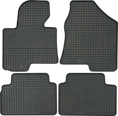 Produktbild von für Hyundai iX35 ab 03/2010-06/2015 Passform PETEX Gummimatten 4-teilig schwarz Allwettermatten Gummifußmatten