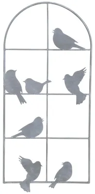 Immagine prodotto di Uccello decorativo per finestra grigio