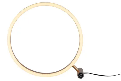 Produktbild von LED Tischleuchte, Touchdimmer, Ring messing matt, D 28 cm