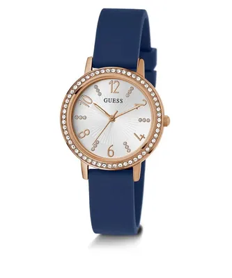 Obrázok produktu pre GUESS TRI LUXE - Hodinky GW0591L1- tmavo modré ružové zlato dámske náramkové hodinky