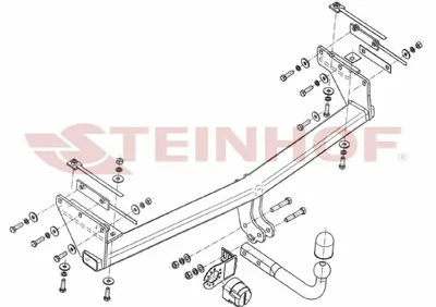 Produktbild von Z547680 Anhängerkupplung passend für RENAULT Koleos 09/2008-09/2011 starr