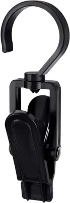 Produktbild von Handtuchhalter & -haken Handtuchklammern 20 Stueck, Schwarz, Multifunktionale Kleiderhaken, Fuer Zuhause und
