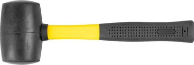Produktbild von Hammer Strend Pro HM211 680 g, Gummihammer, BlackHead, PVC Griff, TPR, Stiellänge 340mm