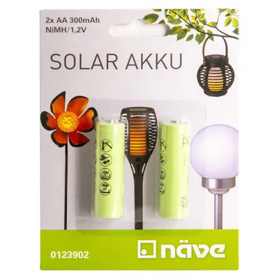 Image de Näve Akku AA NiMh 1,2 V/300 mAh 2er Set