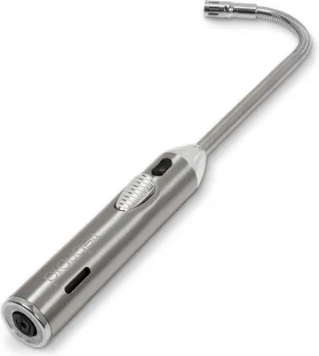 Produktbild von Famanu Feuerzeug mit flexiblem Hals - Nachfüllbar mit Butangas, Kindersicherung