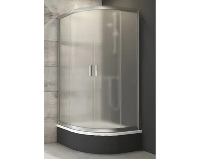 Obrázok produktu pre Sprchový kút štvrťkruhový RAVAK Blix BLCP4-90 SABINA satin 175 cm 3B270U40ZG