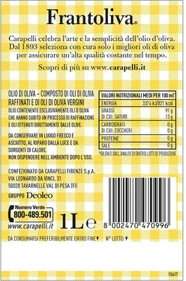 Produktbild von Carapelli Frantoliva Olio di Oliva Olivenöl mit Raffinierten und Nativen Olivenölen 1Lt