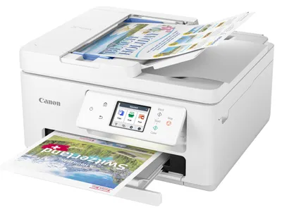 Produktbild von Canon PIXMA TS7750i, Tintenstrahl, Farbdruck, 1200 x 1200 DPI, Farbkopieren, A4, Weiß