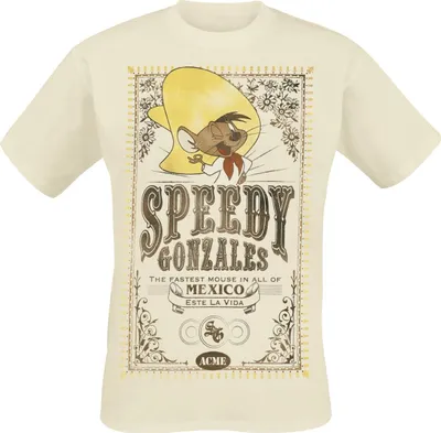 Produktbild von Looney Tunes T-Shirt Herren Speedy Gonzales beige M