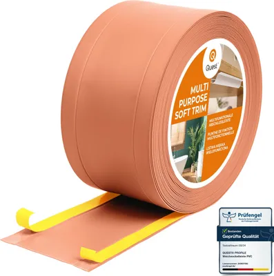 Obrázok produktu pre QUEST Multifunkčné PVC lišty 1x120mm, 5m 6in1 - samolepiaci panel, cihla