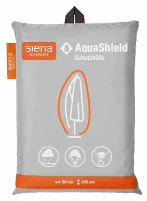 Image de Housse pour parasol AquaShield, avec baleine 240x68 cm fermeture éclair cordon de serrage avec stoppeur 1x Active Air System