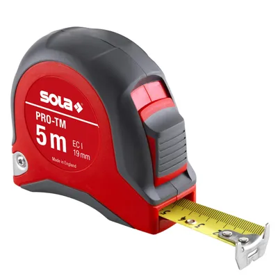 Immagine prodotto di Sola Metro a nastro arrotolato 5M Pro-Tm 19Mm