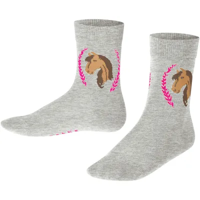 Produktbild von FALKE Horse Socken Kinder light grey 23-26