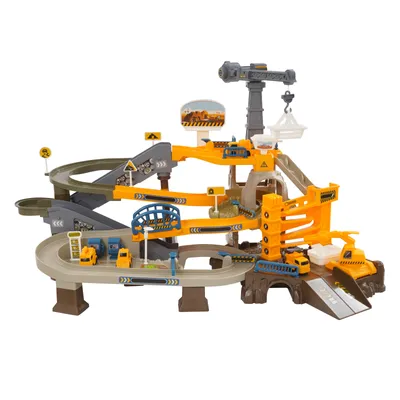 Zdjęcie produktu dla Zestaw do zabawy na torze dla dzieci Zabawkowy samochód na torze kolejowym od 3 lat Zabawka kolejowa dla dzieci Breakout Adventure Set
