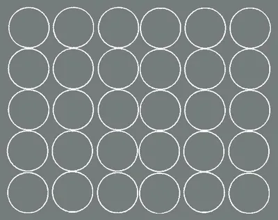 Image de Autocollants ronds, diamètre 8 cm, 30 pièces, gris mat