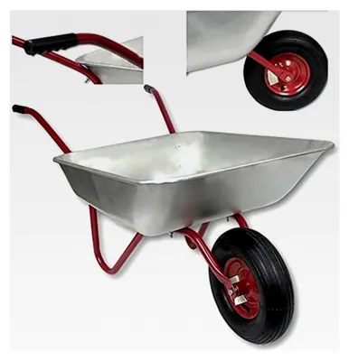 Produktbild von Schubkarre 120L mit gehäufter Füllmenge für bis zu 100 kg