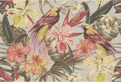 Produktbild von Tadessi Fototapete | Blumen | 4.00 m x 2.70 m | Gelb | Rot | Wandbild | Digitaldruck