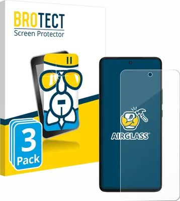 Produktbild von 3x BROTECT Schutzglas für Motorola Moto G84 Schutzfolie Panzer Folie Glas Display Schutz klar