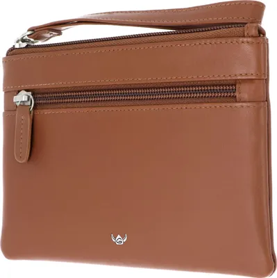 Produktbild von Golden Head Leder Handgelenktasche Polo RFID Protect RV-Handytasche 4075 Cognac braun