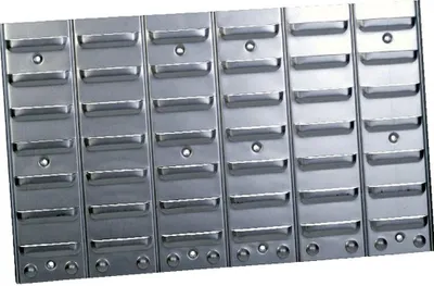 Obrázok produktu pre hünersdorff Metall-Schlitzwand für Sichtlagerkästen