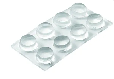 Produktbild von Hettich Anschlagpuffer 5,0 x 11,0 mm Kunststoff transparent - 6 Stück