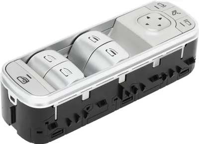 Produktbild von Elektrischer Fensterschalter Nr. 1679057501 Fenstersteuerschalter für Mercedes-Benz GLE für Maybach GLS W167 Schwarz Silber Ton