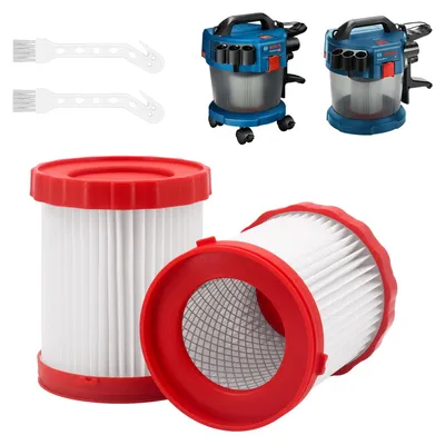 HEPA-Ersatzfilter 2er-Pack für Bosch Akku-Staubsauger