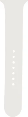 Produktbild von Original Apple Sport Armband M/L 42/44/45mm MR282ZM/A Soft White Lochriemen