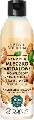 Obrázek produktu pro Barwa Naturalna szampon do włosów zniszczonych i łamliwych Mleczko Migdałowe, 300ml