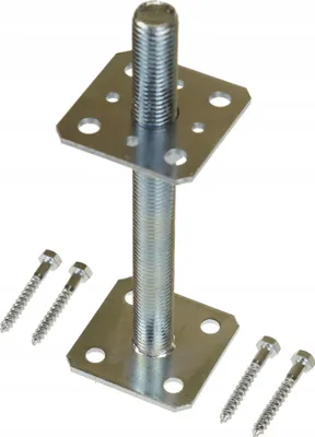 Produktbild von Verstellbare Säulenbasis Psr80 80X80X250 Mm FEINZ Inklusive Montageschrauben Stabil Und Langlebig