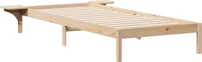 Produktbild von vidaXL Bettgestell mit Nachttischen Natur 80 x 220 cm
