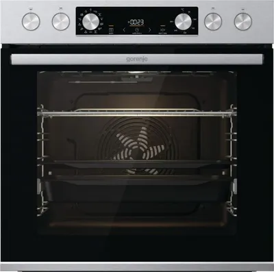 Produktbild von Gorenje BCS6737E06X EB-Einbauherd, 60cm breit, 77 L, Heißluft., LED Display, Touch Control, AntiFingerprint, Edelstahl